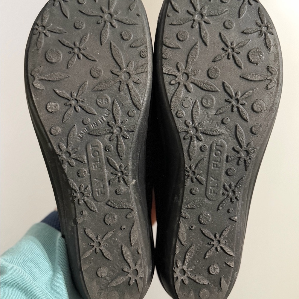Fly Flot Black Women's Mules - Picture 2 of 2